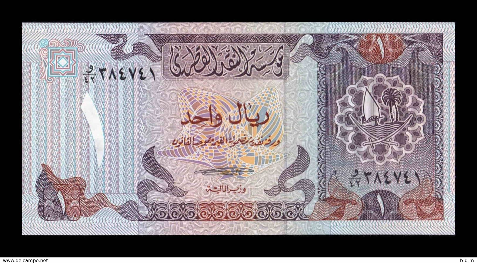 Catar Qatar 1 Riyal 1985 Pick 13b SC UNC - Qatar