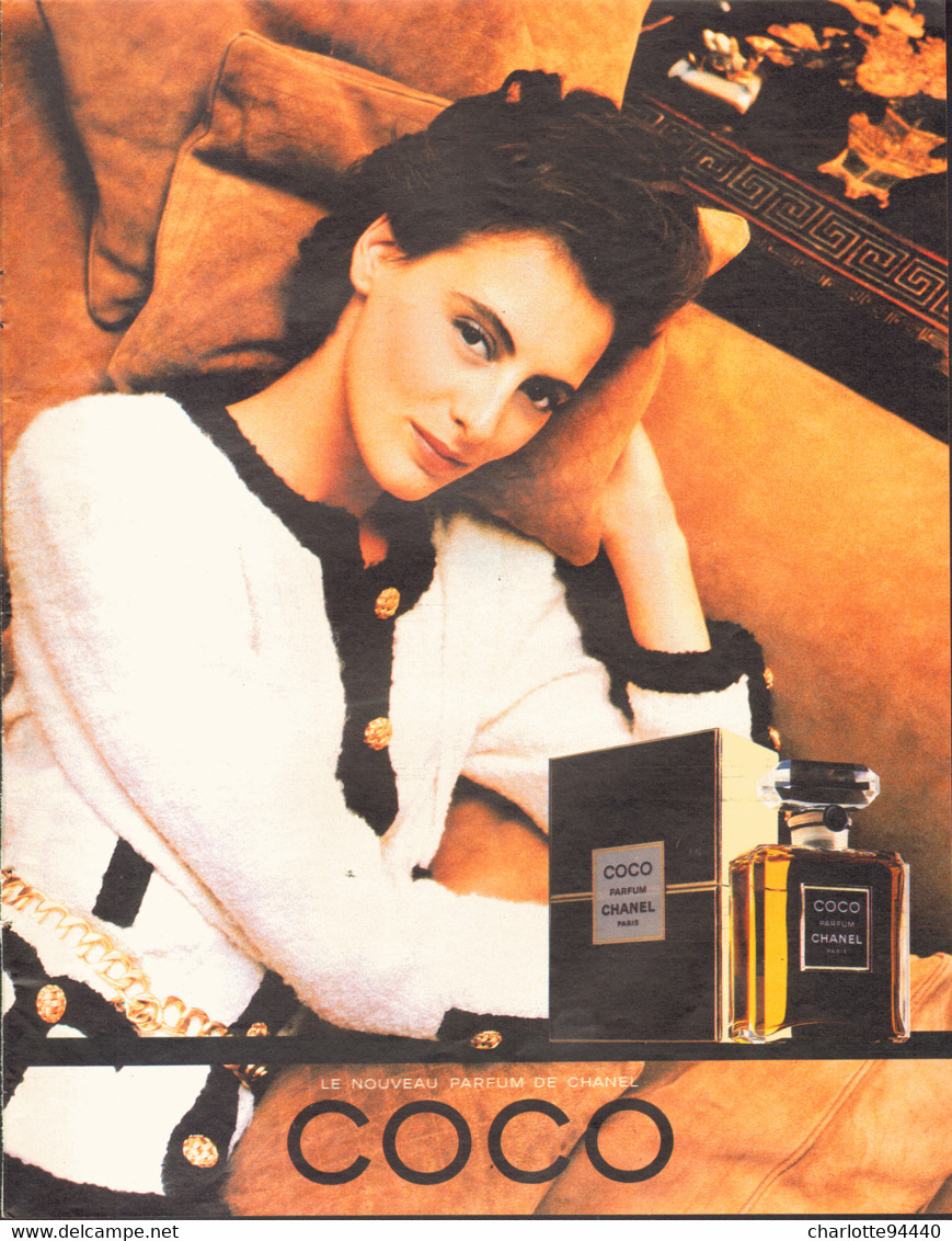 PUB PARFUM   ( COCO ) De " CHANEL " 1984 ( 1 ) - Ohne Zuordnung