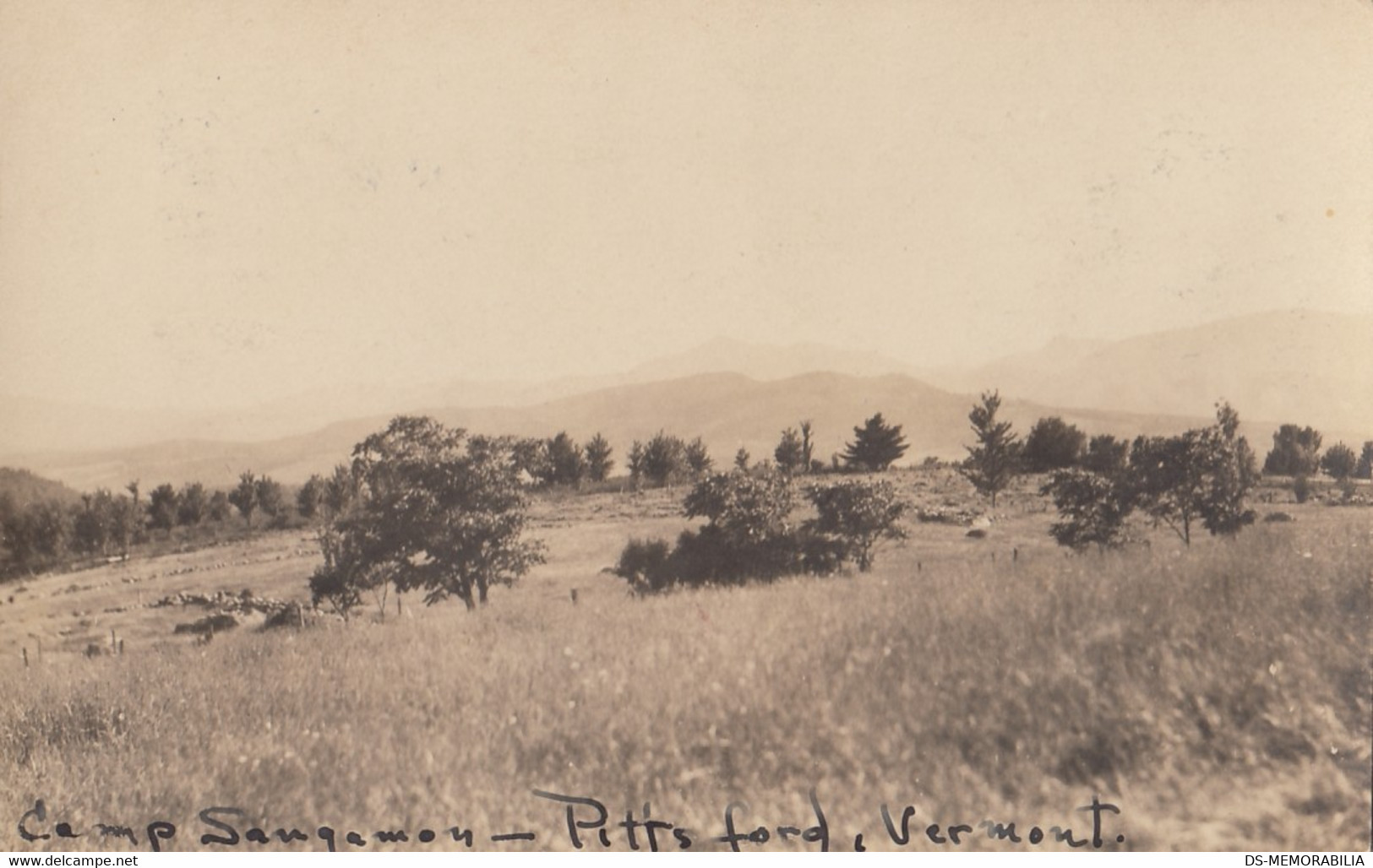 Pittsford Ruttland County Vermont - Sangamon Camp For Boys Real Photo RPPC 1923 - Rutland