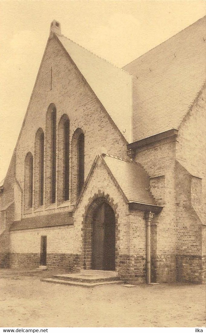 Koekelare/Couckelaere - DE MOKKER - Kerk - Zijportaal - Arch. M. Dinnewet, Oostende. Uitgever R. De Wilde - Koekelare