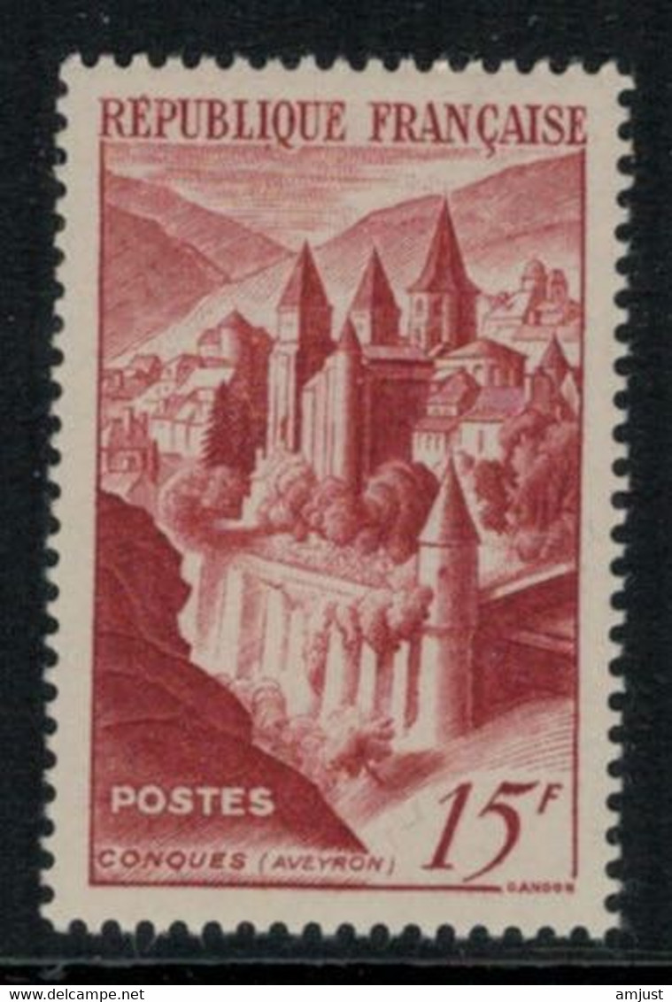 France // 1947 // Abbaye De Conques, Neuf** MNH N0. 792 Y&T (sans Charnière) - Neufs