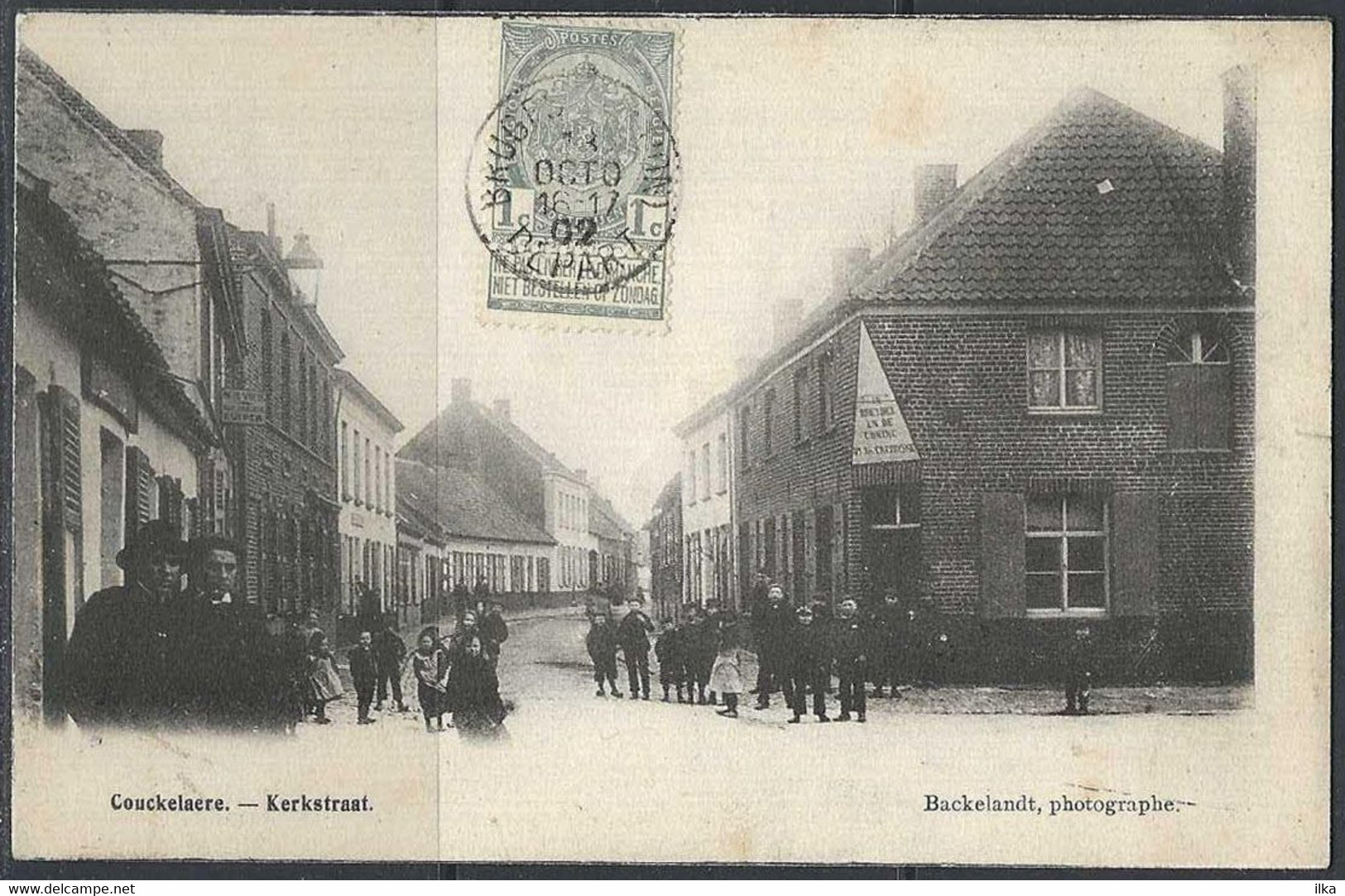 Koekelare/Couckelaere - De Kerkstraat. - Koekelare