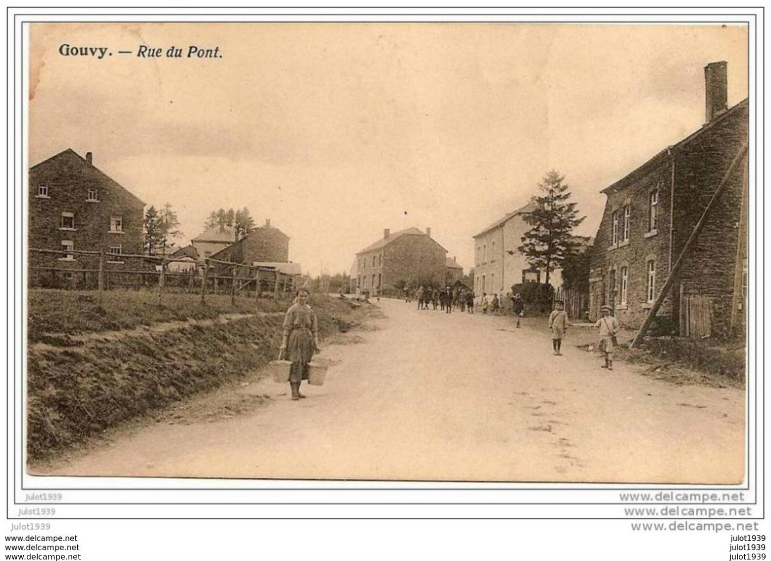 GOUVY ..--  Rue Du Pont ..-- De CHERAIN Vers MELREUX ( Mr Mme RENSON ) . Voir Verso . - Gouvy