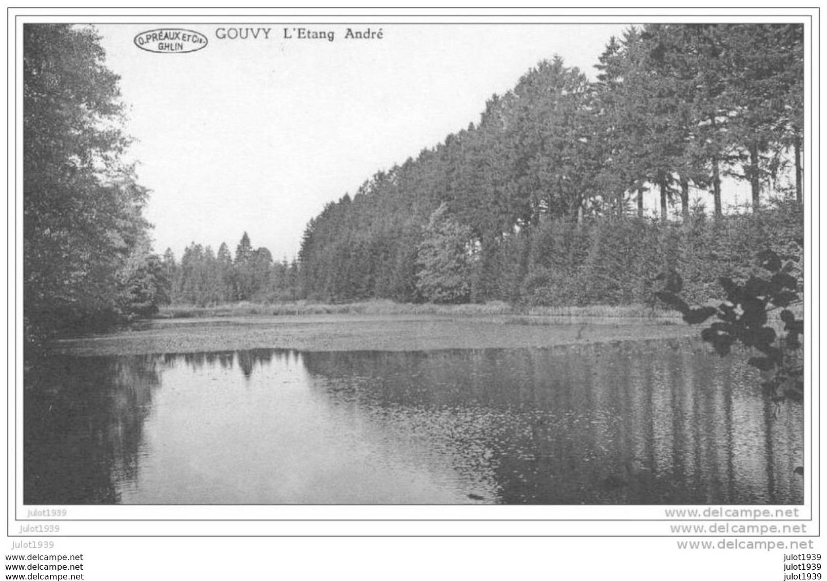 GOUVY ..--  L' Etang  André . 1962 Vers CUGNON ( Melle Anne WUYTS ) . Voir Verso . - Gouvy