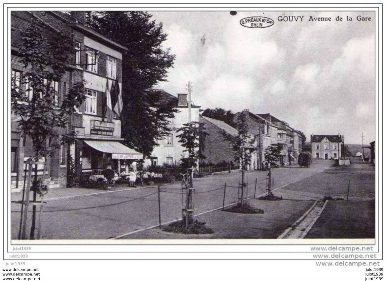 GOUVY ..-- Avenue De La Gare . 1962 Vers CUGNON ( Melle Anne WUYTS ) . Voir Verso . - Gouvy