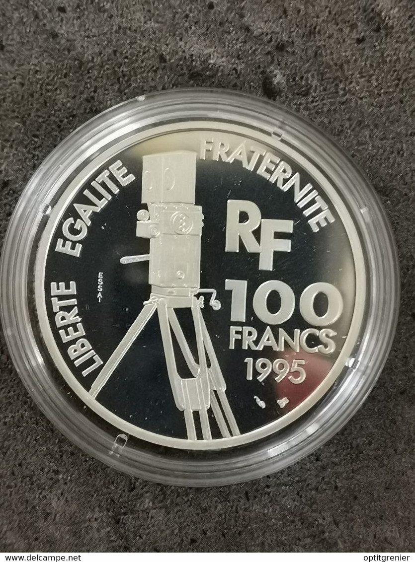 ESSAI 100 Francs 1995 Marcel Pagnol  ARGENT / FRANCE SILVER / Sous Capsule UNC - Essays & Proofs