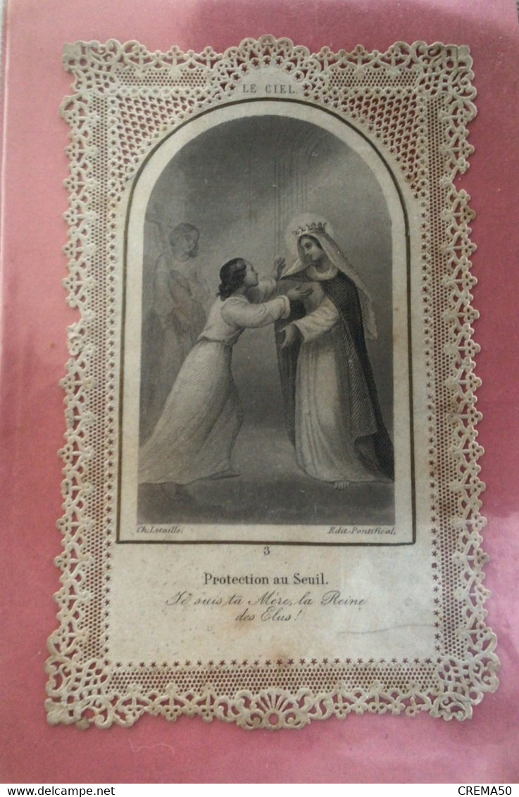 Canivet - Marie. Je Suis Ta Mère, La Reine Des élus. 18 Juin 1861 - Images Religieuses
