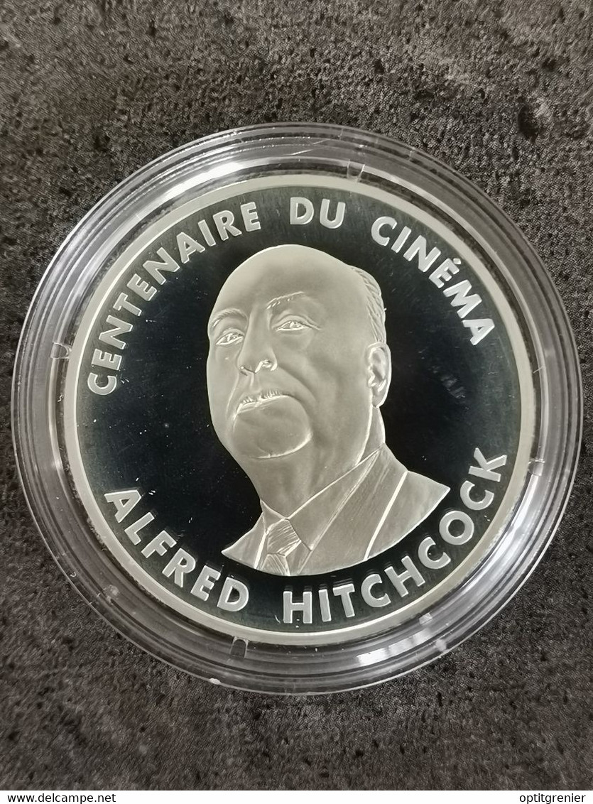 ESSAI 100 Francs 1995 ALFRED HITCHCOCK ARGENT / FRANCE SILVER / Sous Capsule UNC - Pruebas