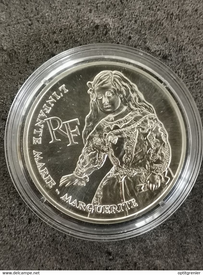 ESSAI 100 Francs 1993 LOUVRE L’infante Marie-Marguerite ARGENT / FRANCE SILVER / Sous Capsule UNC - Probedrucke