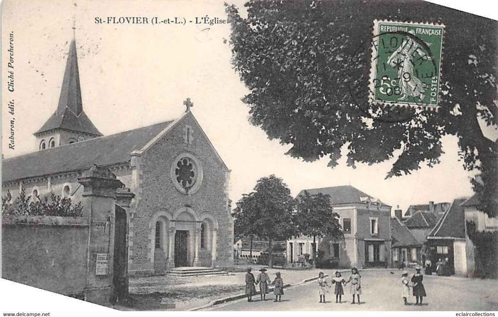 Saint-Flovier        37         Place De L'Eglise    - 3  -          (voir Scan) - Autres & Non Classés