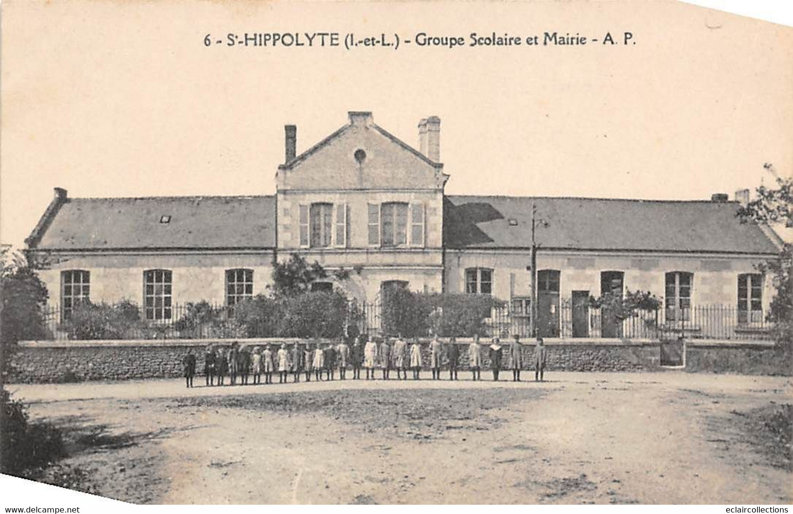 Saint-Hippolyte      37         Groupe Scolaire Et Mairie      N° AP 6     (voir Scan) - Sonstige & Ohne Zuordnung