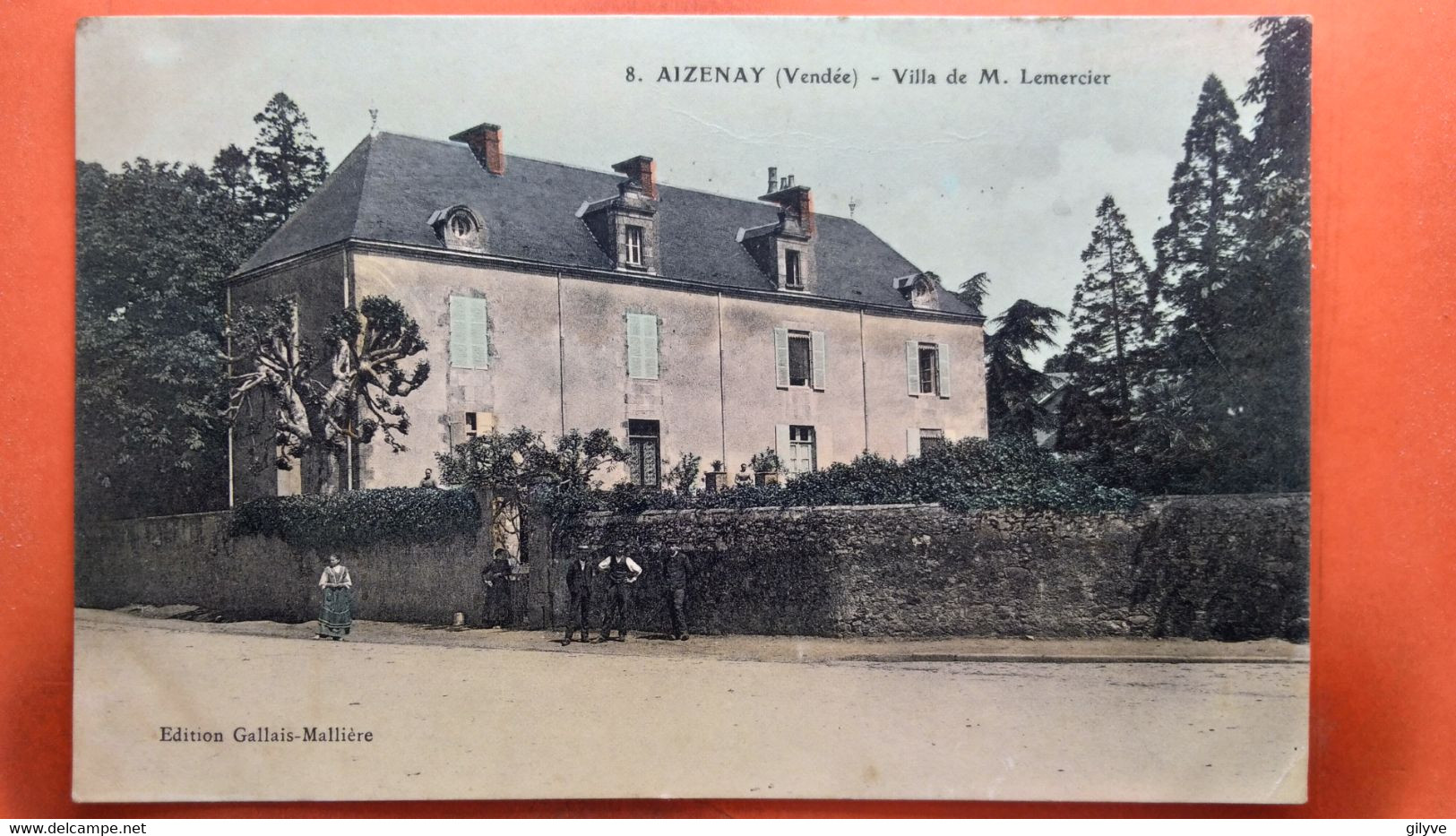 CPA  (85)  Aizenay. Villa De M. Lemercier.  (AB.529) - Aizenay