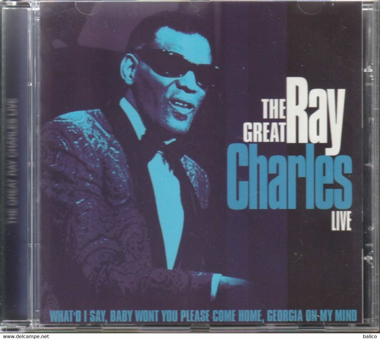 The Great RAY CHARLES Live -  20 Titres - Blues