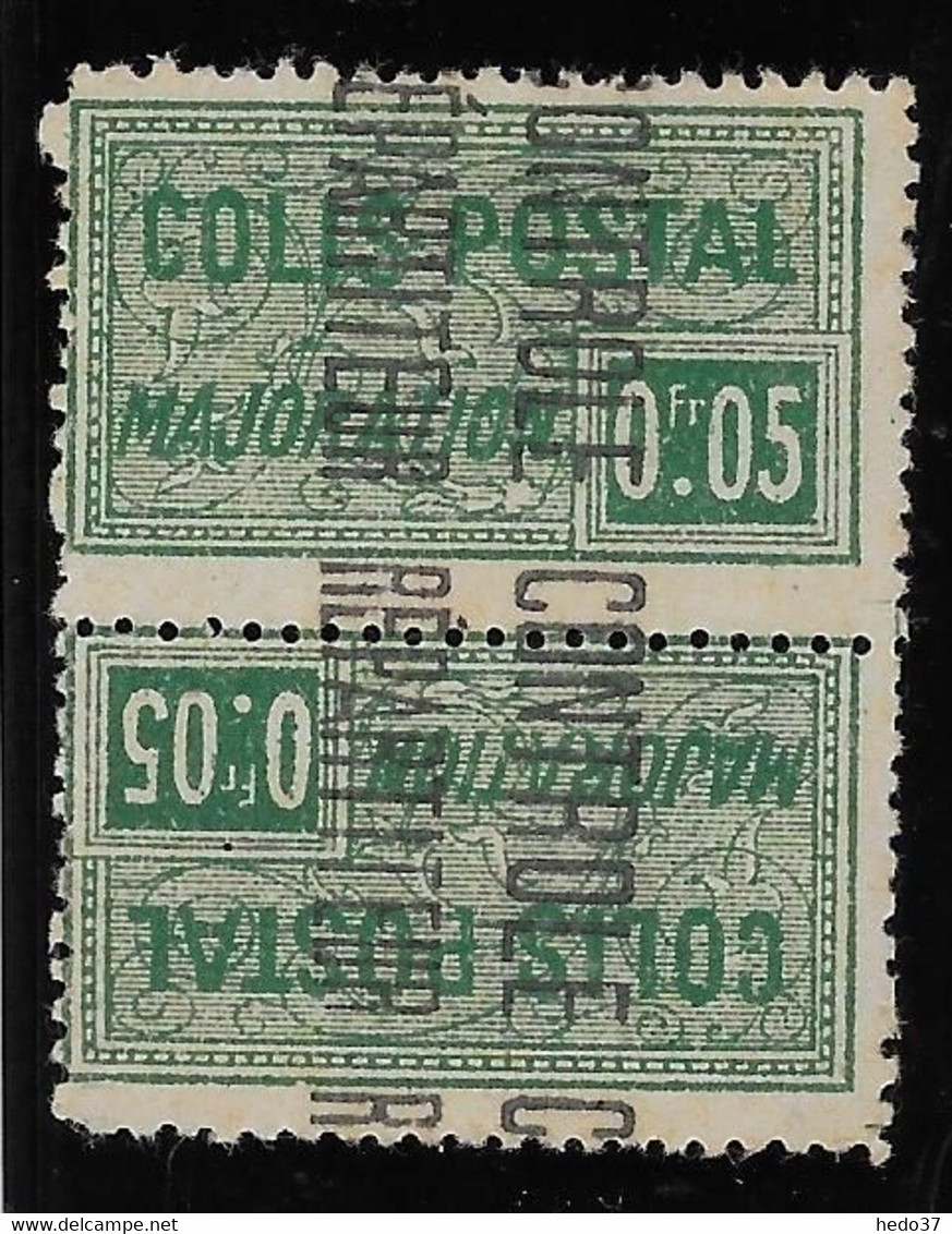 Algérie Colis Postaux N°16 (réf. Dallay) - Variété Tête-bêche - Neuf **/* Sans/avec Charnière - TB - Paketmarken