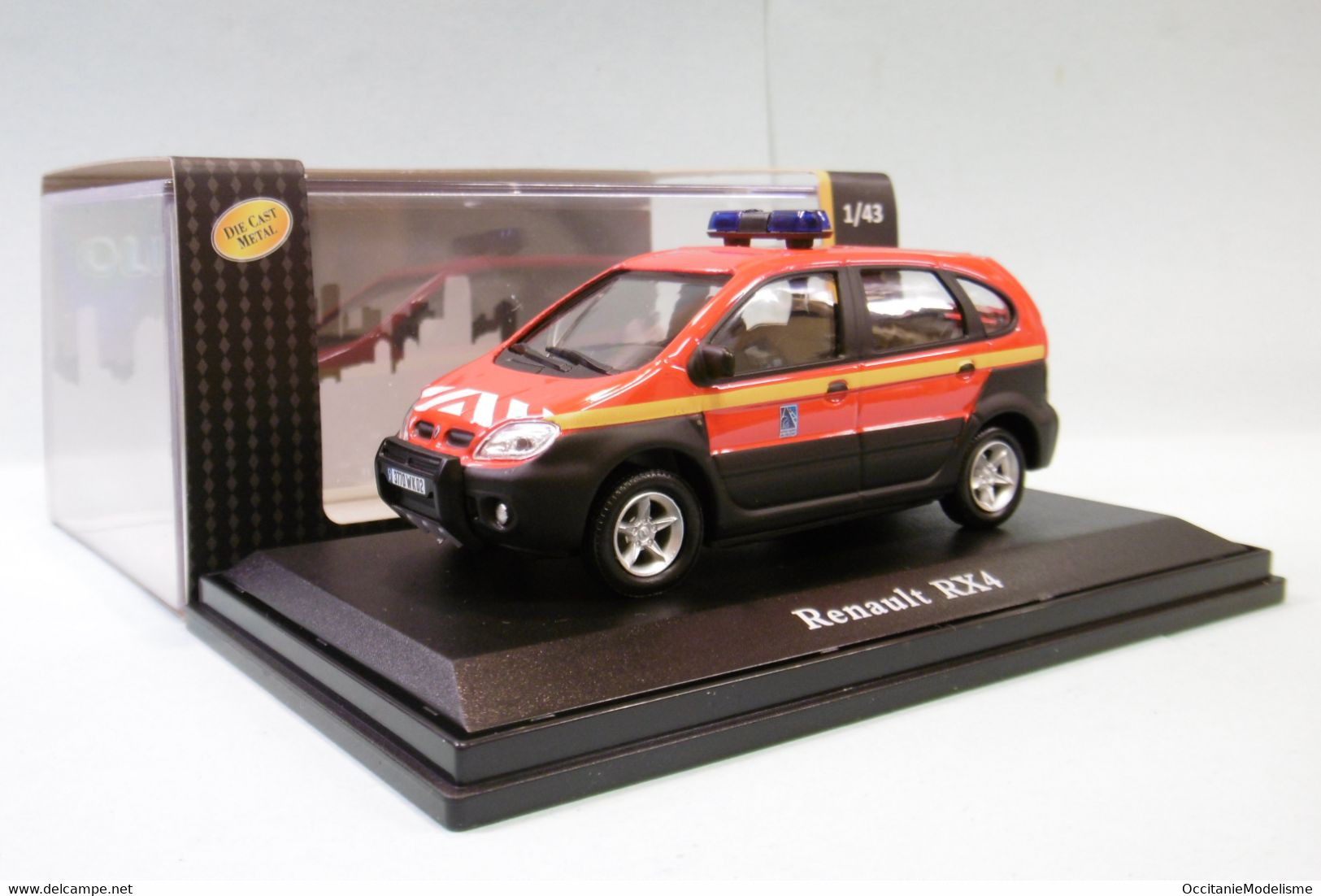 Cararama / Oliex - RENAULT SCENIC RX4 POMPIERS Aisne Neuf NBO 1/43 - Cararama (Oliex)