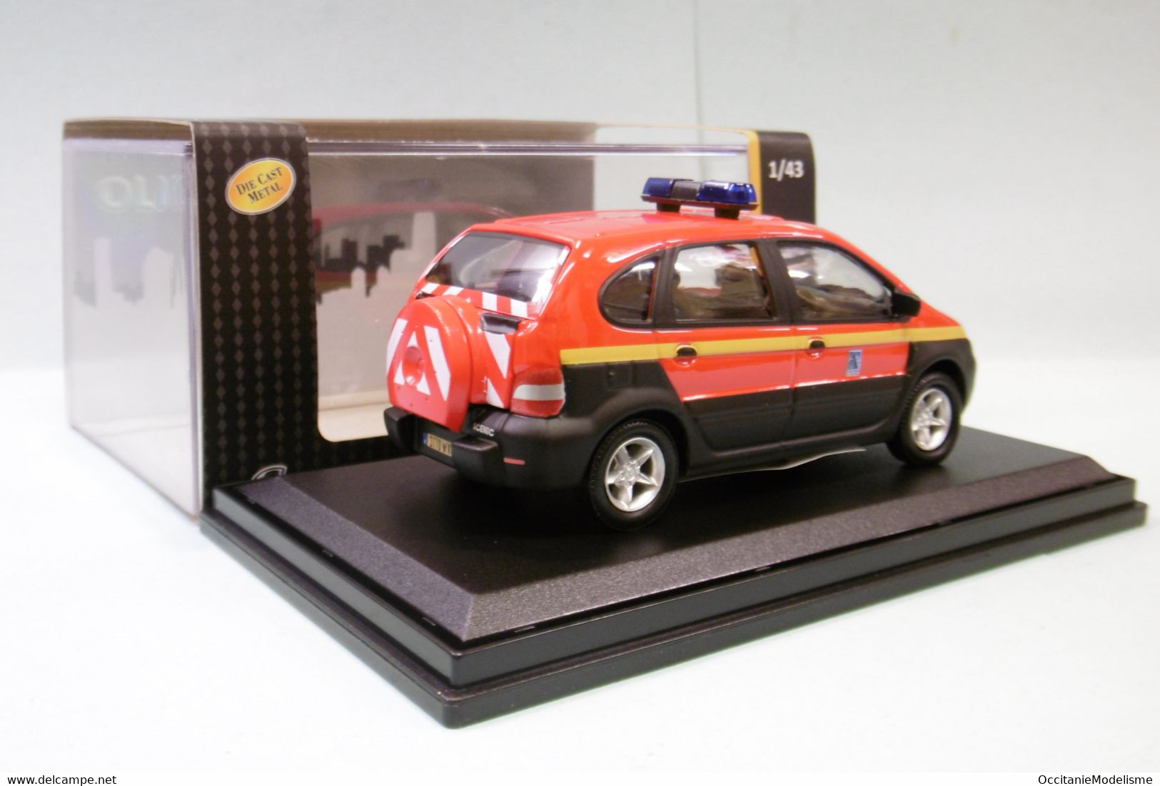 Cararama / Oliex - RENAULT SCENIC RX4 POMPIERS Aisne Neuf NBO 1/43 - Cararama (Oliex)