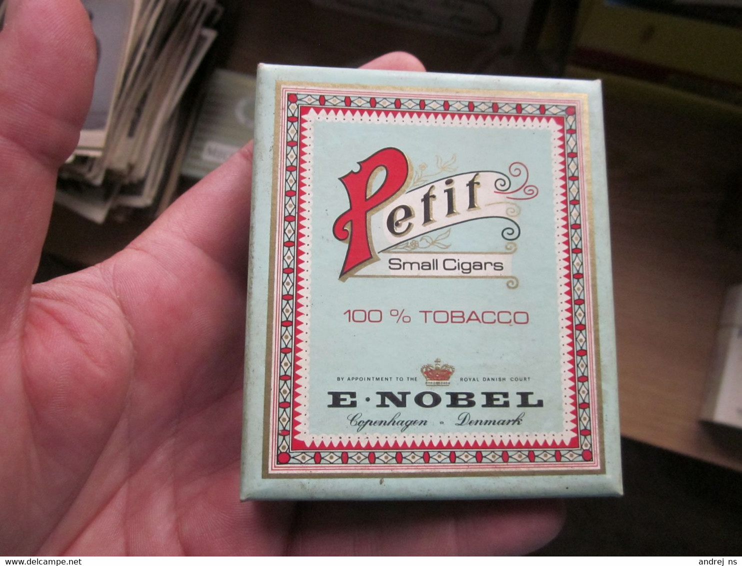 Opem Tobacco Box Petit Small Cigars  E Nobel Made In Denmark - Andere & Zonder Classificatie