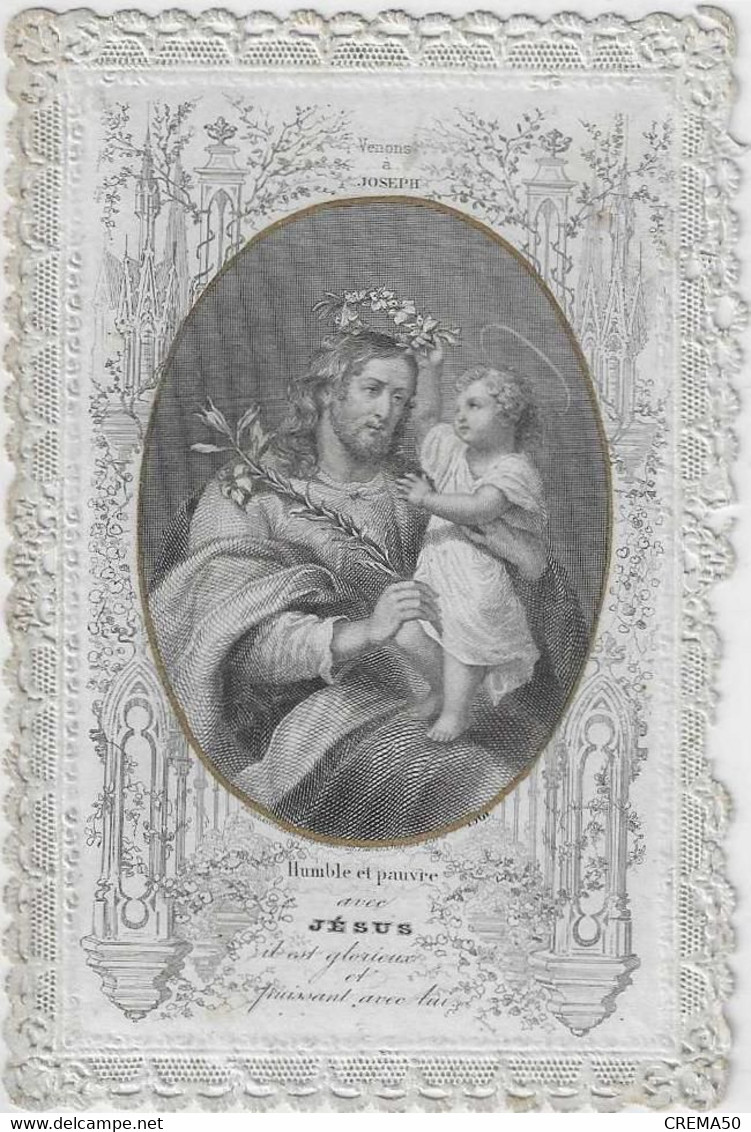 CANIVET - Saint Joseph Et Jésus - Images Religieuses