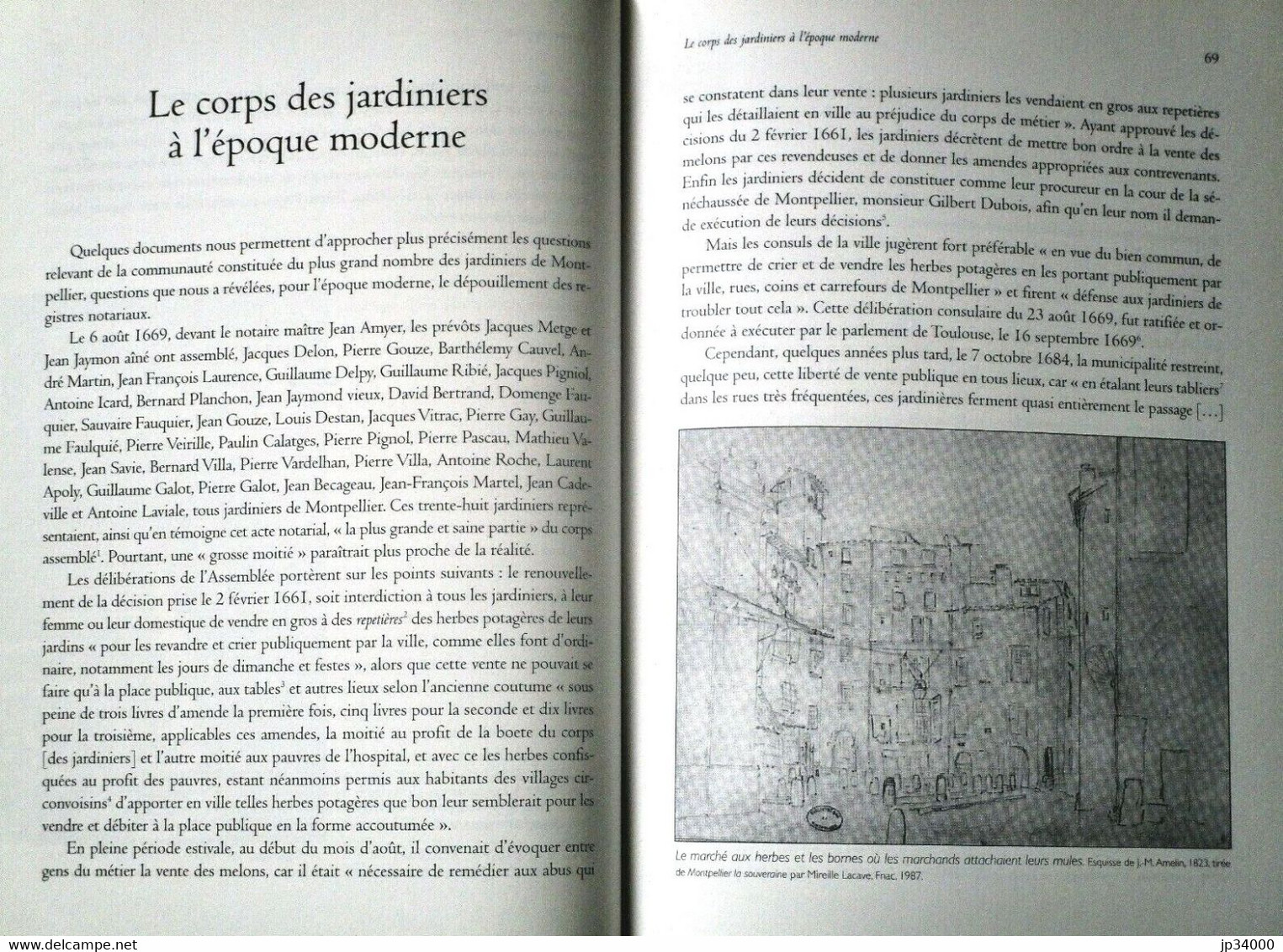 LES JARDINIERS DE MONTPELLIER par Xavier AZEMA (2006) ouvrage neuf (languedoc, Montpellier, regionalisme)