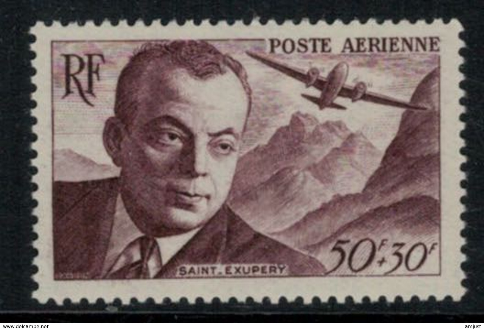 France // Poste Aérienne // 1946 // Antoine De Saint-Exupéry, Neuf** MNH N0. 21 Y&T (sans Charnière) - 1927-1959 Mint/hinged