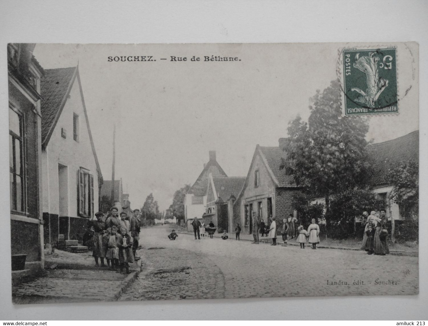 CPA 62 SOUCHEZ - Rue De Béthune - - Otros & Sin Clasificación