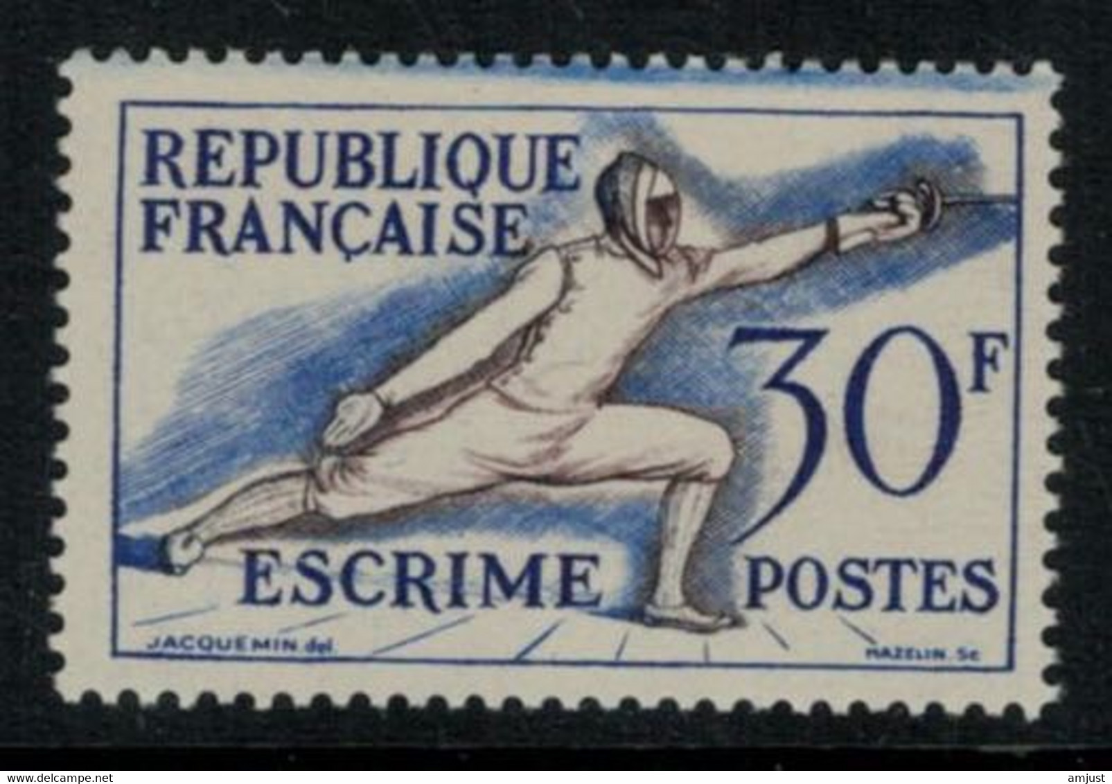 France // 1953 // Jeux Olympiques Helsinki,Athlétisme Neuf** MNH N0. 962 Y&T (sans Charnière) - Nuovi