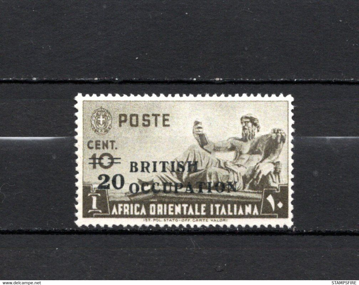 British Occupation Italy  Unissued 1941  Africa RARE MNH - Oost-Afrika