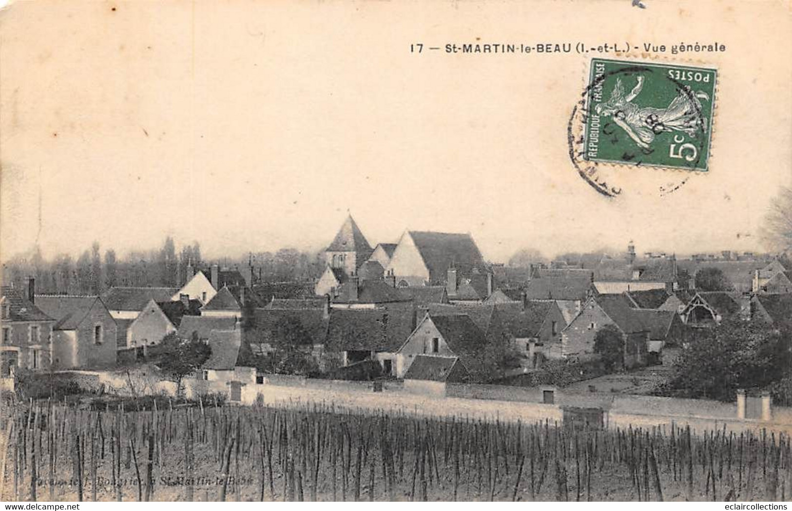 Saint-Martin-le-Beau        37        Vue Générale       (voir Scan) - Autres & Non Classés