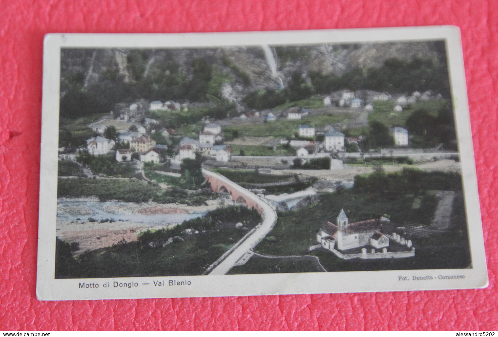 Ticino Val Blenio Motto Di Dongio Foto Donetta 1911 - Blenio