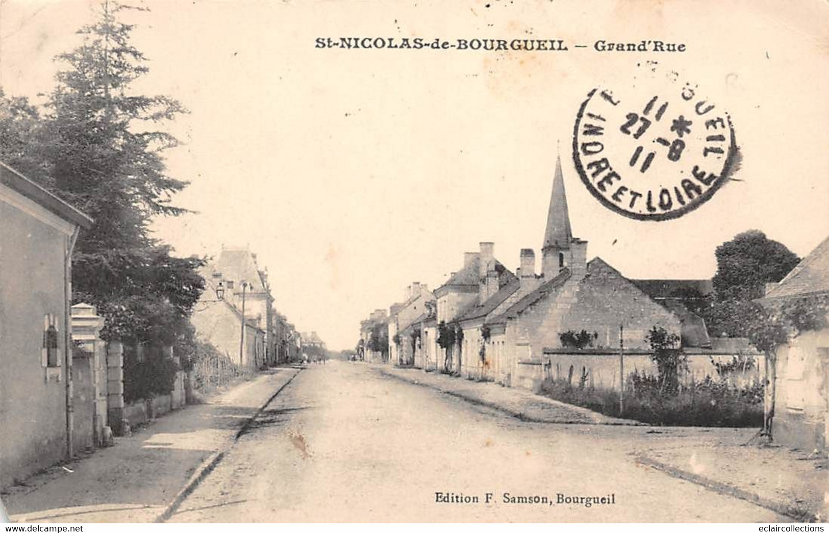 Saint-Nicolas-de-Bourgueil         37        Grande Rue         (voir Scan) - Autres & Non Classés