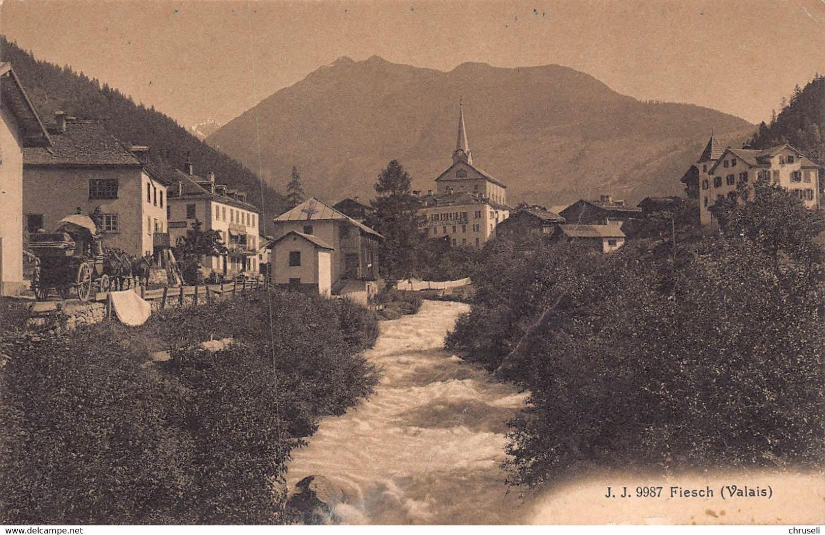 Fiesch  Postkutsche - Fiesch