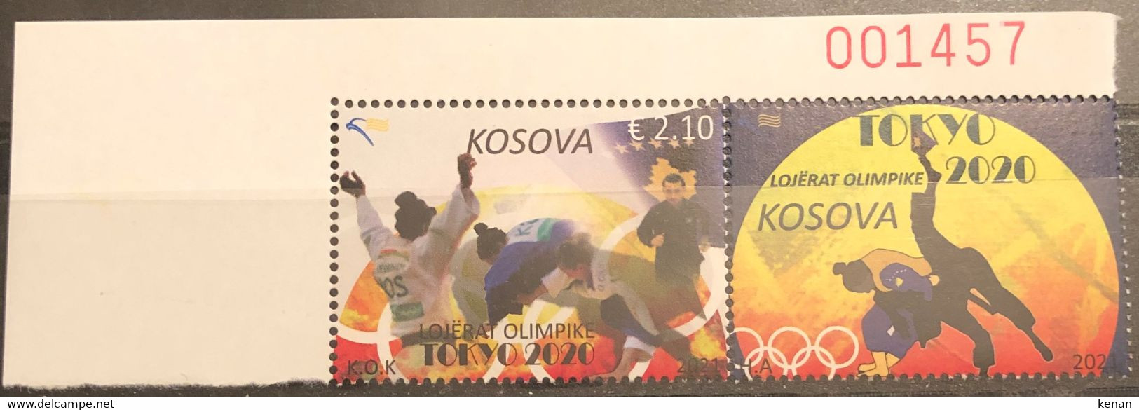 Kosovo, 2021, Summer Olympic Games 2020 - Tokyo, Japan 2021 (MNH) - Sommer 2020: Tokio