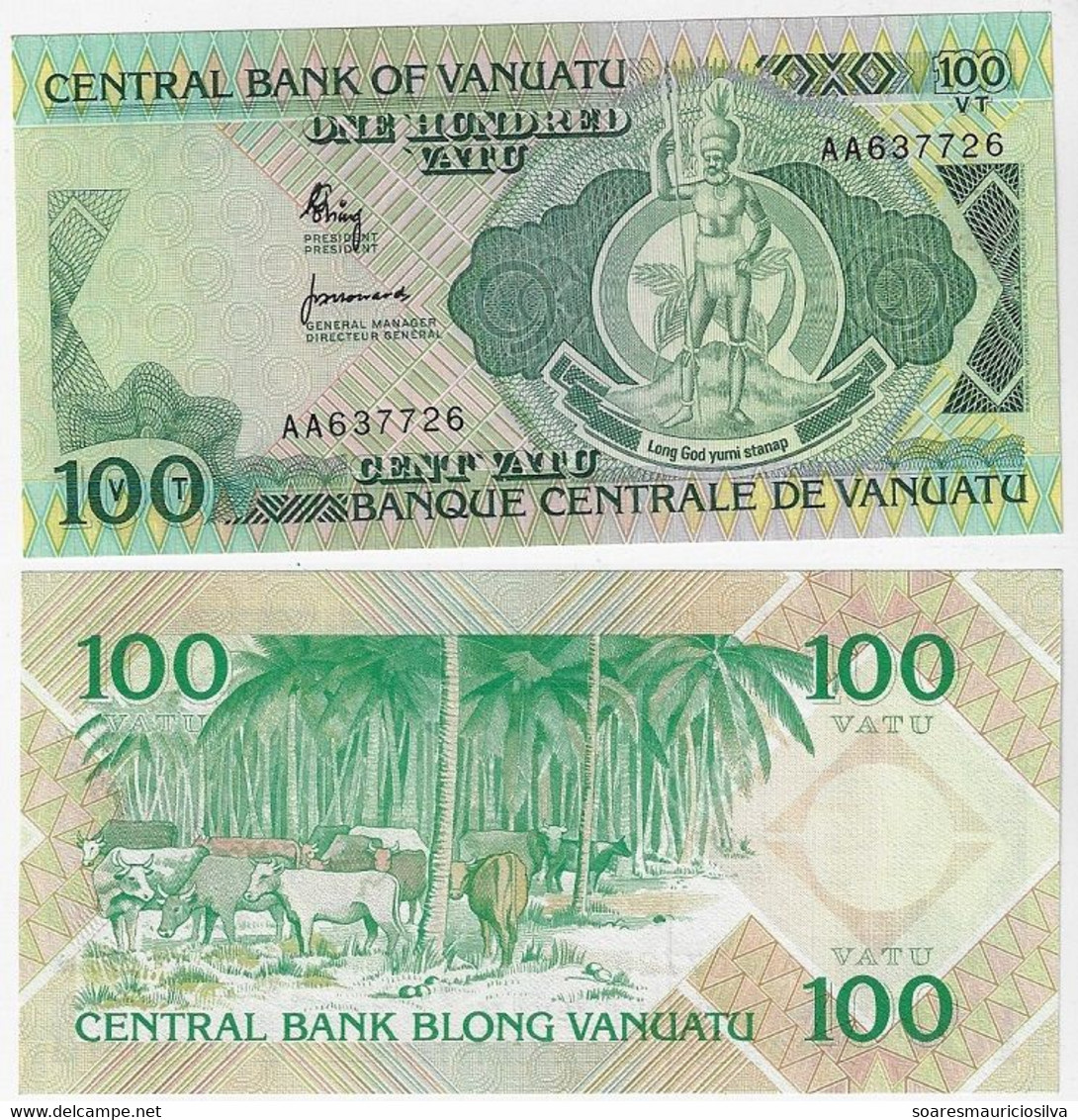 Banknote Vanuatu 100 Vatu 1982 Pick-1 Unc (US$15) - Vanuatu