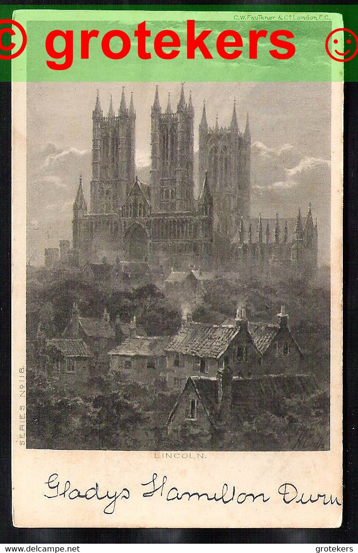 LINCOLN Cathedral 1907 - Lincoln