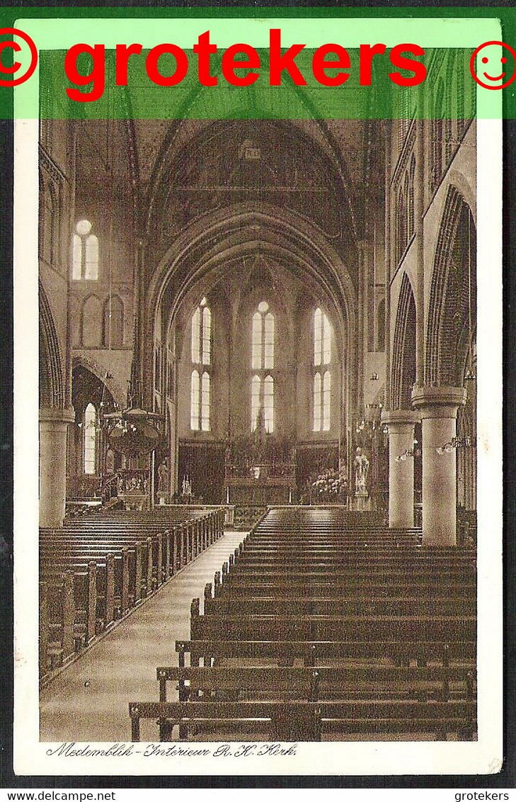 MEDEMBLIK R.K. Kerk- Interieur ± 1925 ? - Medemblik