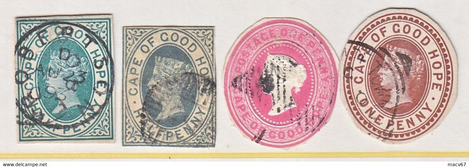CAPE  OF GOOD  HOPE  CUT  SQUARES  (o) - Cape Of Good Hope (1853-1904)