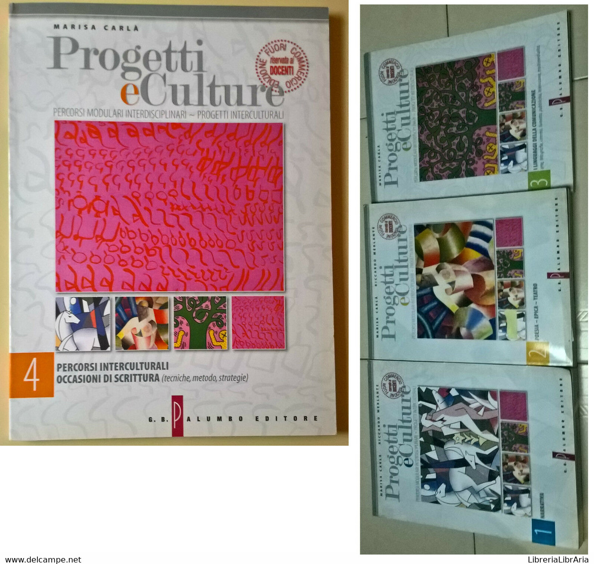 4 Voll. Progetti E Culture - Carlà, Merlante - 2003, G. B. Palumbo - L - Teenagers