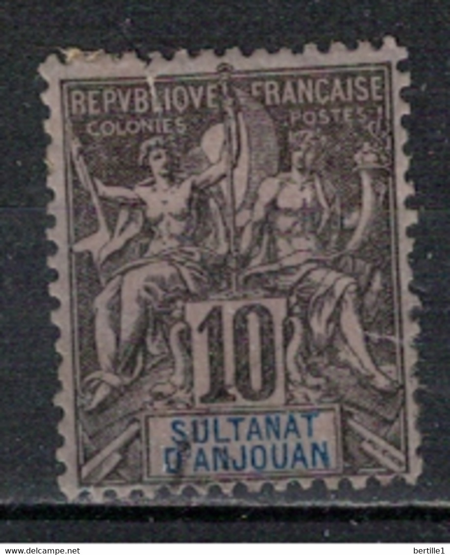 ANJOUAN      N°  YVERT  5   OBLITERE       ( Ob   3 / 54 ) - Used Stamps