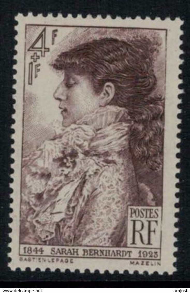 France // 1945 // Sarah Bernhardt, Neuf** MNH N0. 738 Y&T (sans Charnière) - Neufs