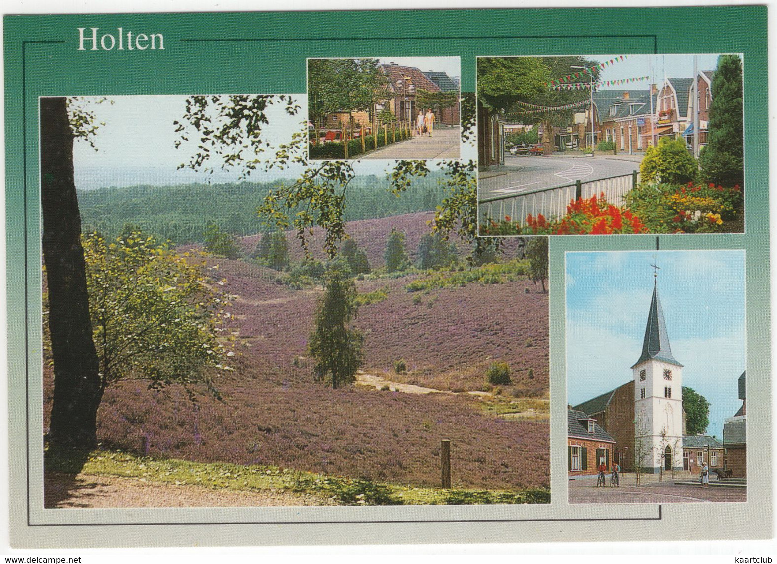 Groeten Uit Holten (Ov.) - Heide, Kerk Etc.  (Nederland / Holland) - HON 14 - Holten