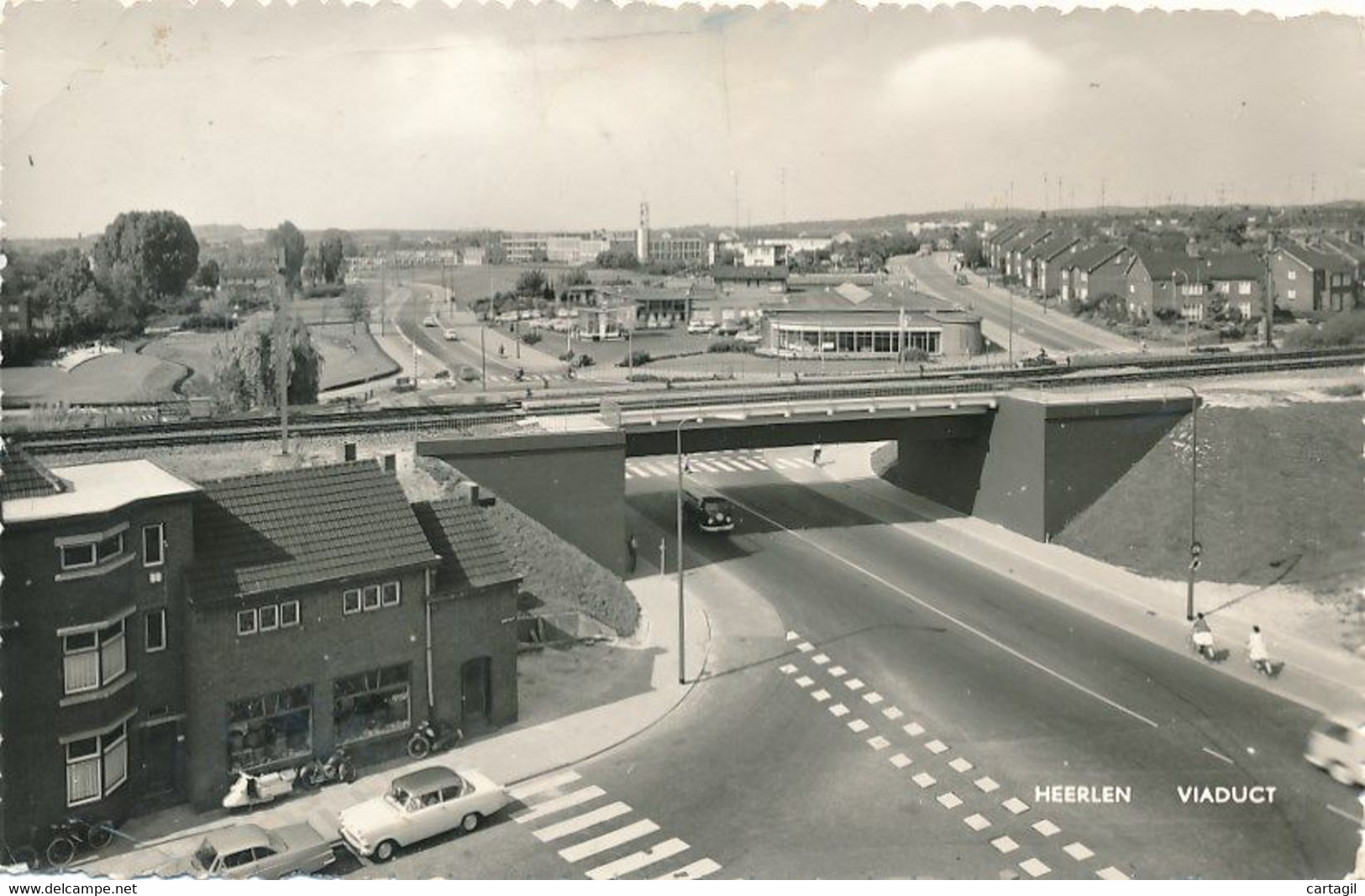CPM ( Carte Photo ) - 22559 - Pays Bas - Heerlen -Viaduct  -Envoi Gratuit - Heerlen