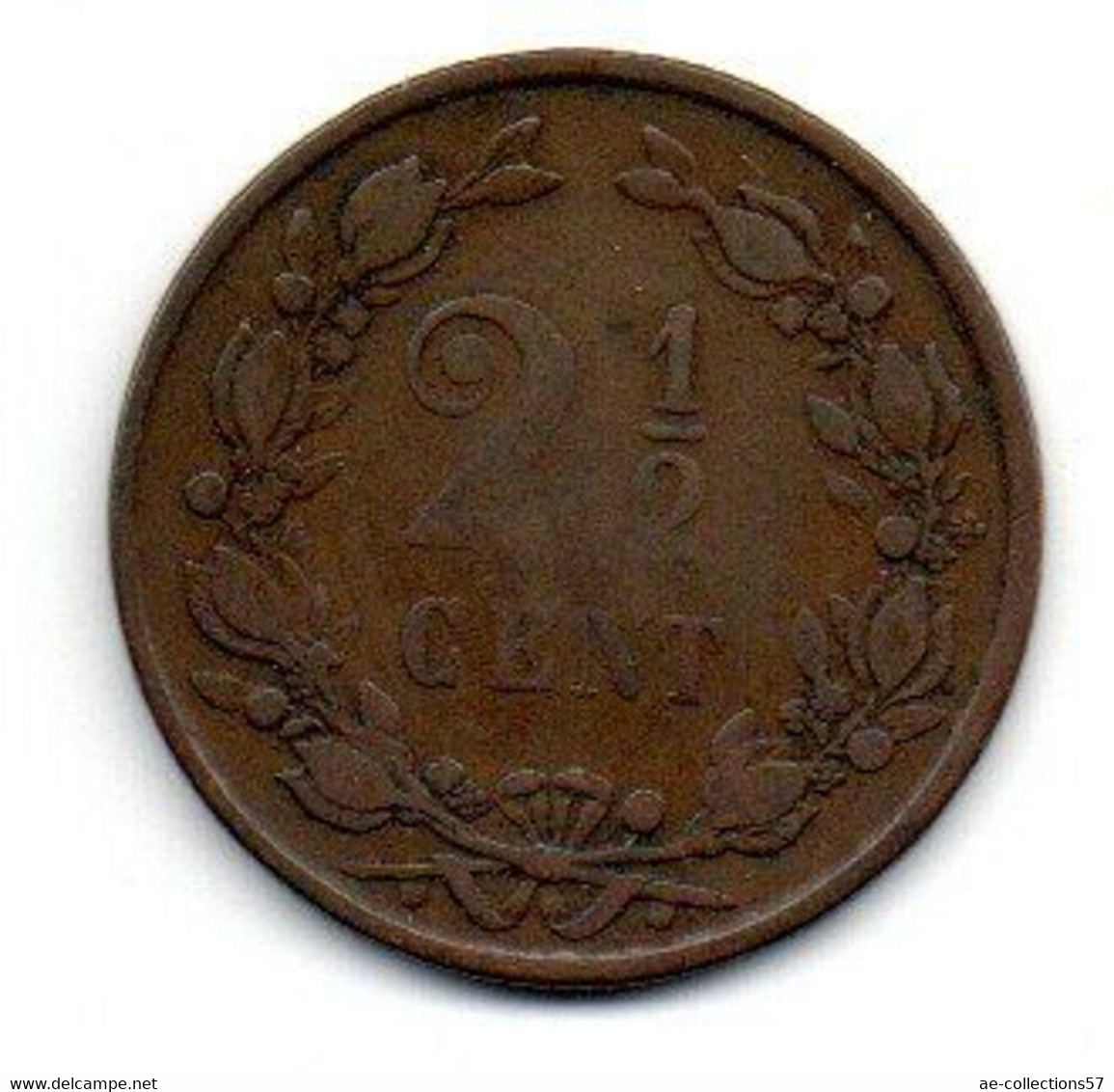 Pays-Bas - 2.5 Cents 1881 TB - 1849-1890 : Willem III