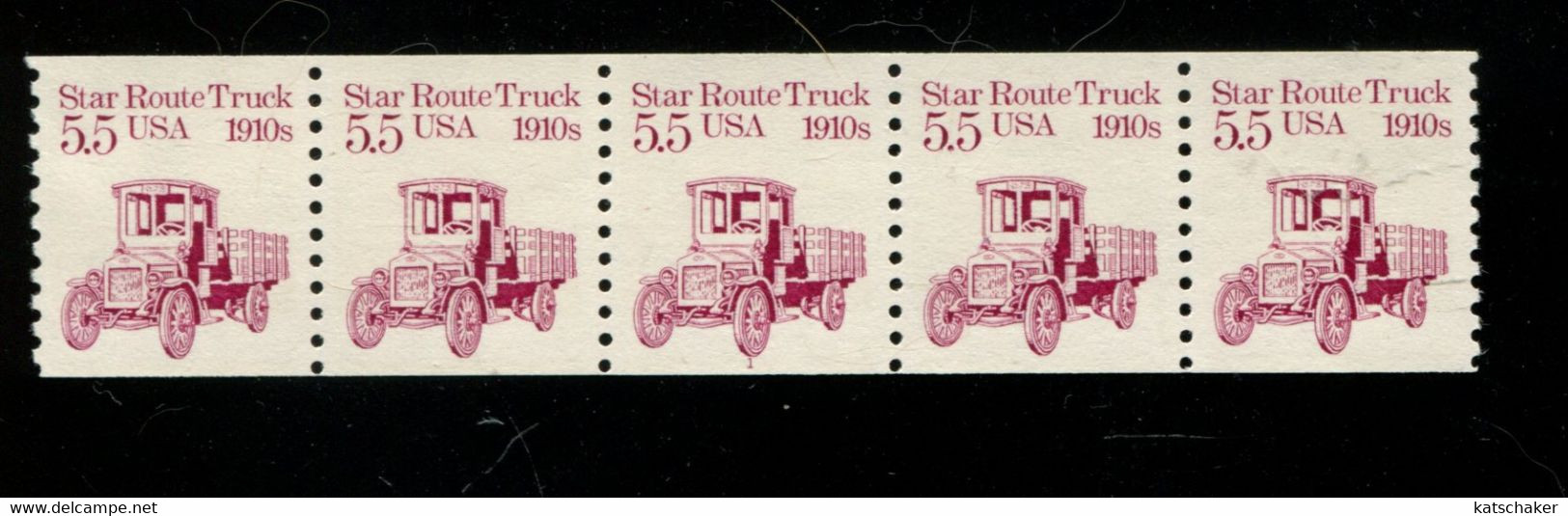 1358995474 1986 (XX) POSTFRIS MINT NEVER HINGED POSTFRISCH EINWANDFREI SCOTT 2125 Pcn Strip 5 Nr 1 - Rollini (Numero Di Lastre)