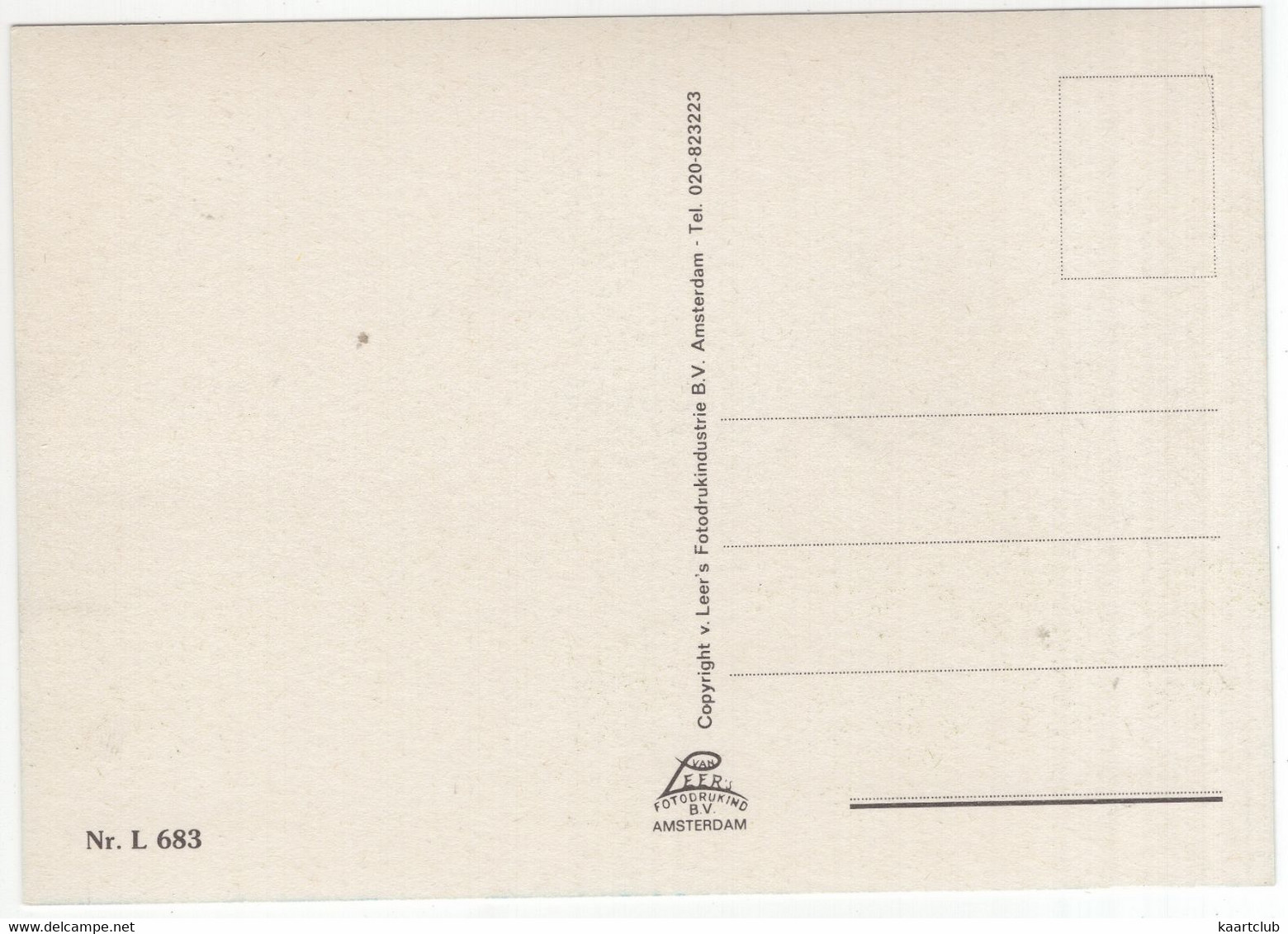 Zuidlaren - Hunebed - (Nederland / Holland) - Nr. 683 - Dolmen - Zuidlaren