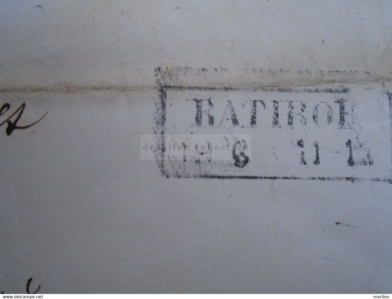 ZA378.4 Ratibor Racibórz Silesia Poland  Polska EX OFFO-Letter -1856 To Wieselburg -Moson -Ungarn-SYBURG Pressburg - ...-1860 Prefilatelia
