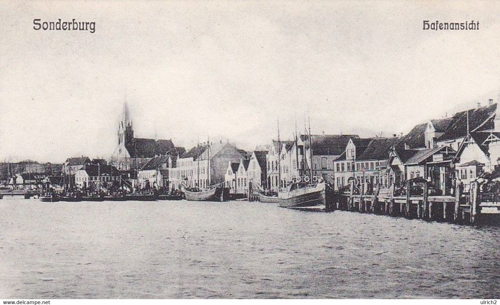 AK Sonderburg - Hafenansicht - Ca. 1910 (57732) - Nordschleswig