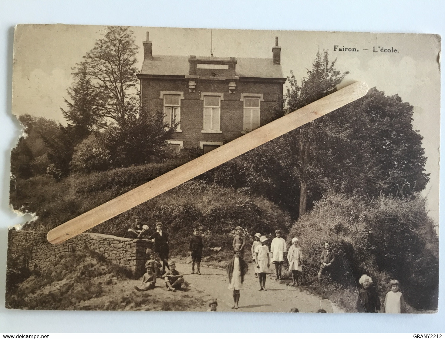 FAIRON L’ÉCOLE ANIMÉE PANORAMA 1905/1910 DESAIX - Nandrin