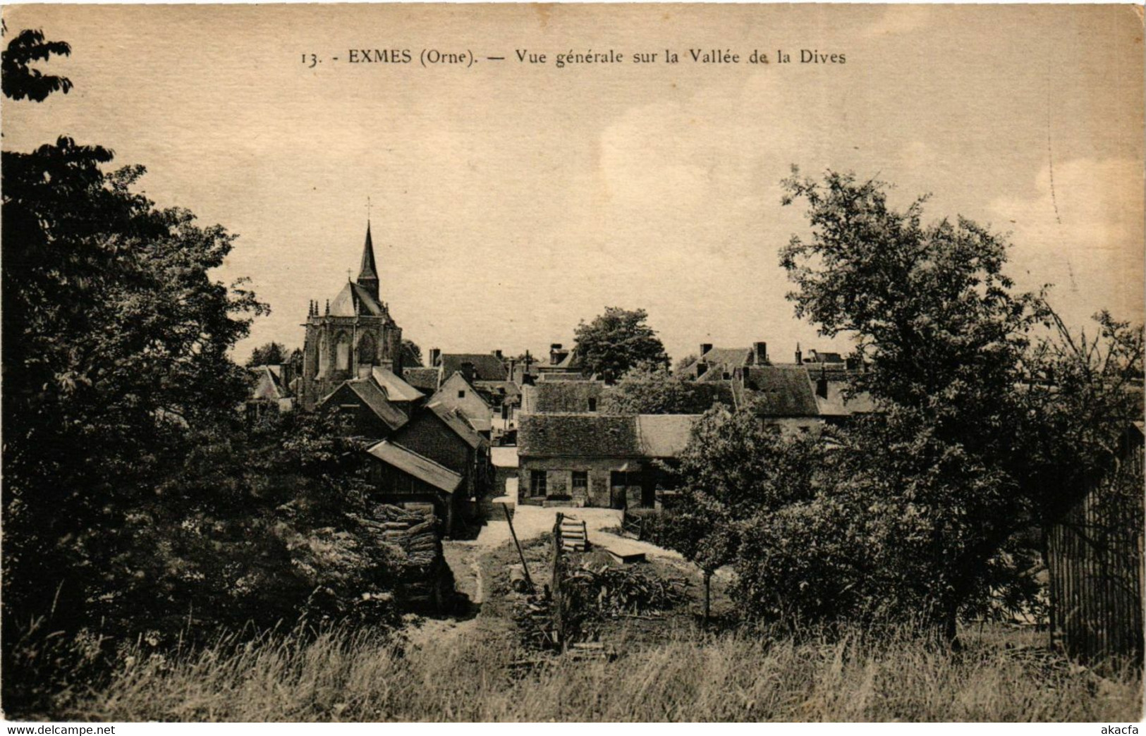 CPA Exmes - Vue Générale Sur La Vallée De La Dives (355952) - Exmes