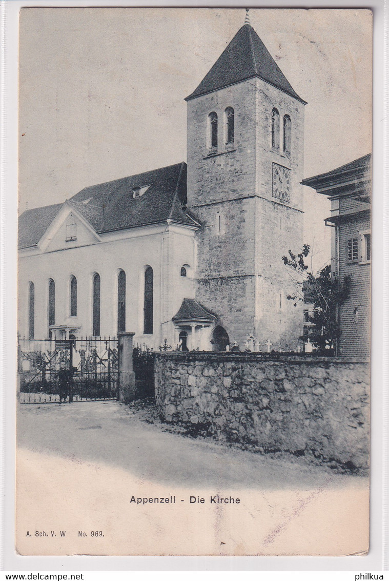 Appenzell - Die Kirche - Appenzell