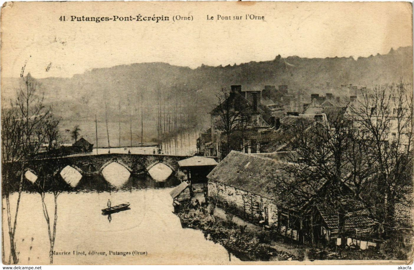 CPA PUTANGES-PONT-Écrépin - Le Pont Sur L'Orne (356480) - Pont Ecrepin